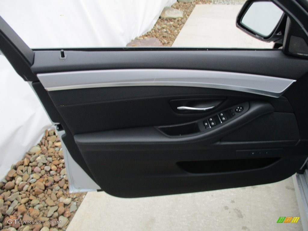 2016 5 Series 535i xDrive Sedan - Glacier Silver Metallic / Black photo #11