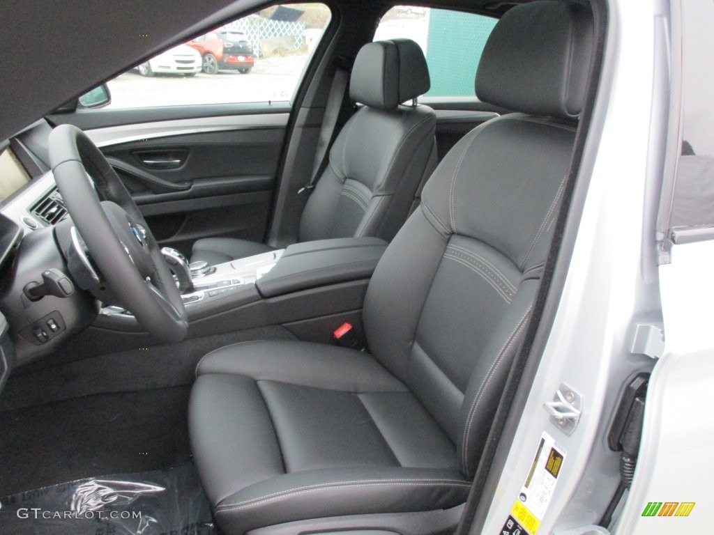 2016 5 Series 535i xDrive Sedan - Glacier Silver Metallic / Black photo #13