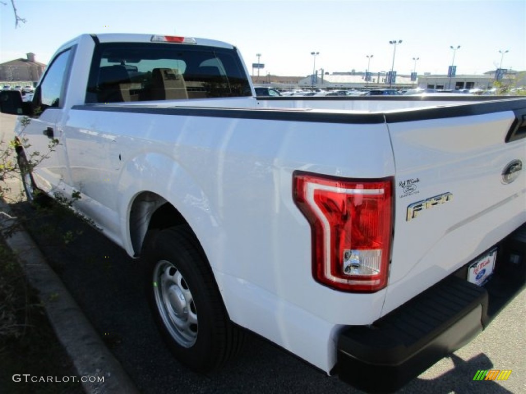 2016 F150 XL Regular Cab - Oxford White / Medium Earth Gray photo #4
