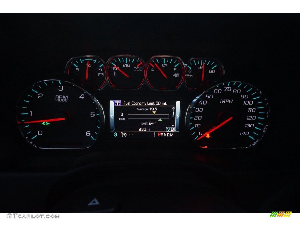 2016 Chevrolet Suburban LT Gauges Photo #109508949