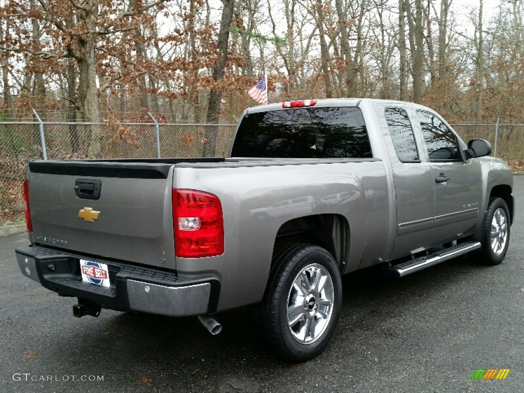 2013 Silverado 1500 LT Extended Cab - Graystone Metallic / Ebony photo #7