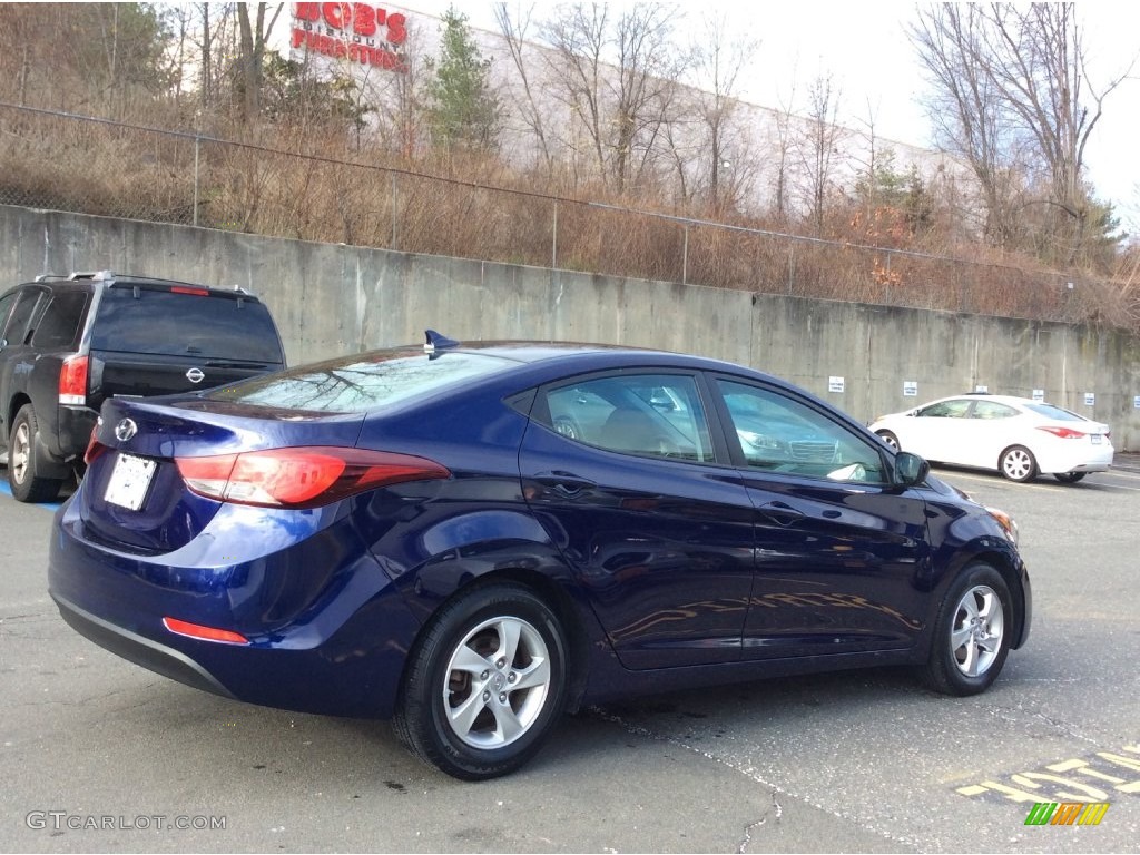 2014 Elantra SE Sedan - Blue / Gray photo #4