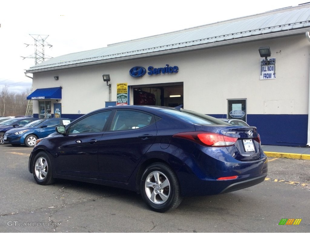 2014 Elantra SE Sedan - Blue / Gray photo #6