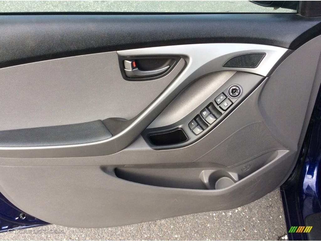 2014 Elantra SE Sedan - Blue / Gray photo #7