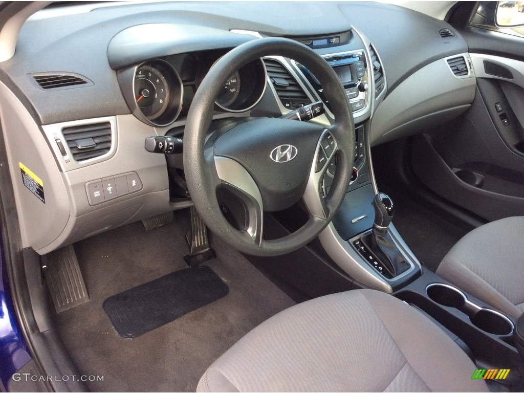 2014 Elantra SE Sedan - Blue / Gray photo #9