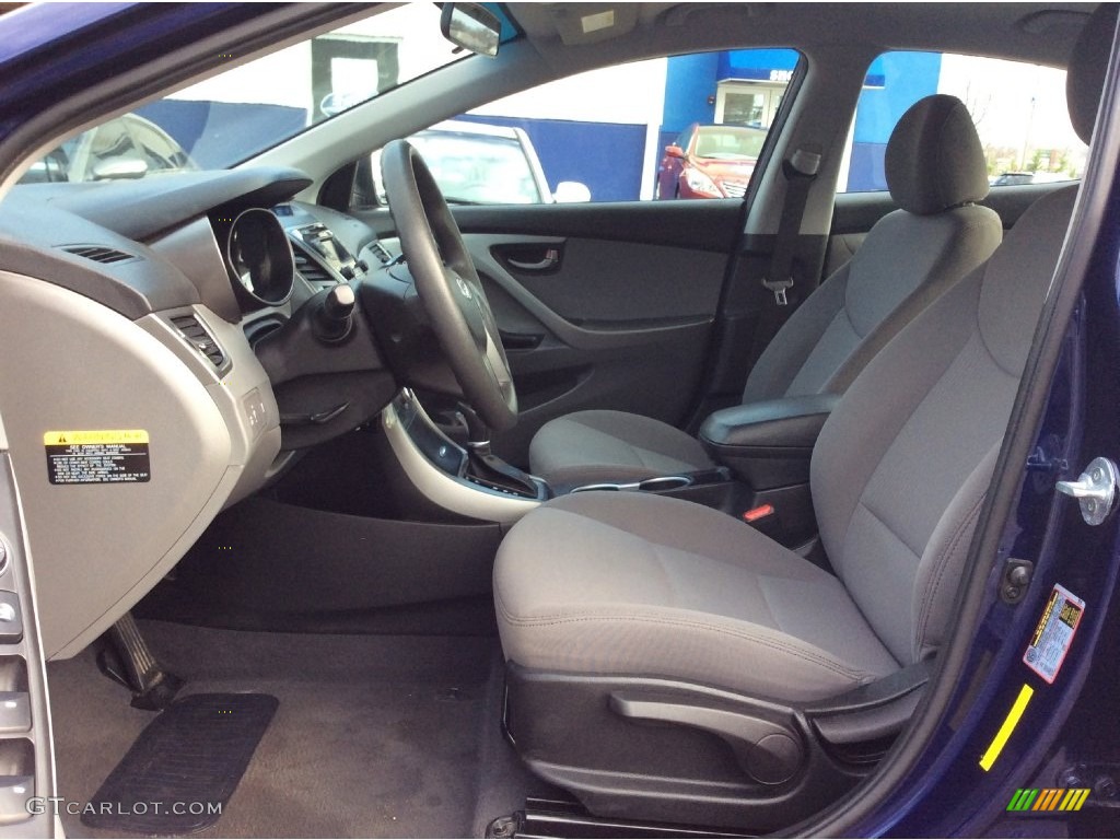 2014 Elantra SE Sedan - Blue / Gray photo #10