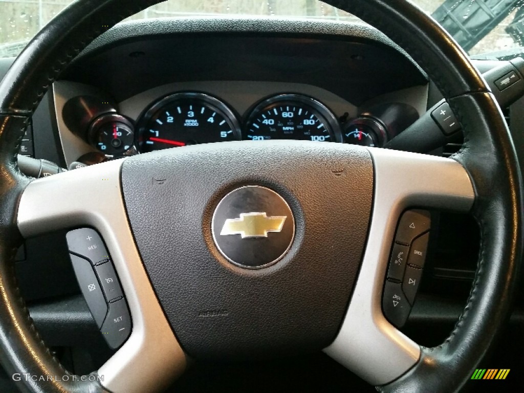 2013 Silverado 1500 LT Extended Cab - Graystone Metallic / Ebony photo #14