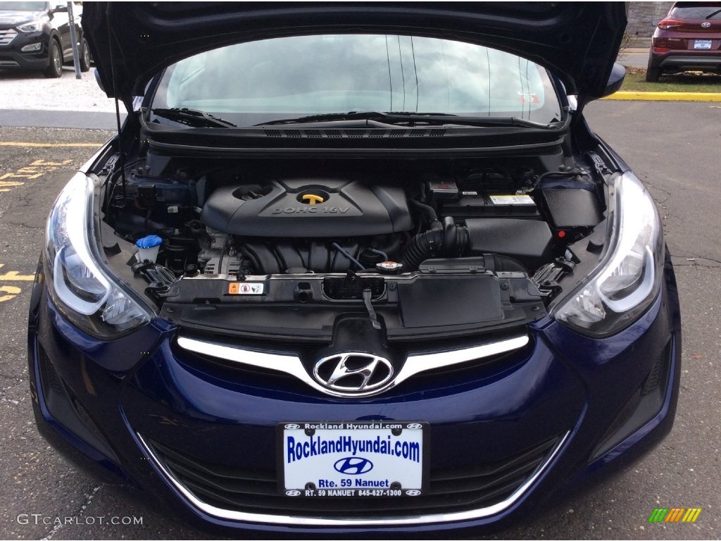 2014 Elantra SE Sedan - Blue / Gray photo #28
