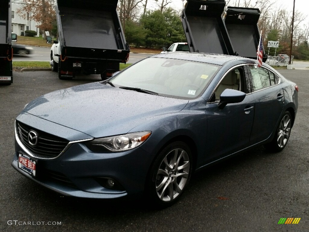 2014 MAZDA6 Grand Touring - Blue Reflex Mica / Black photo #3