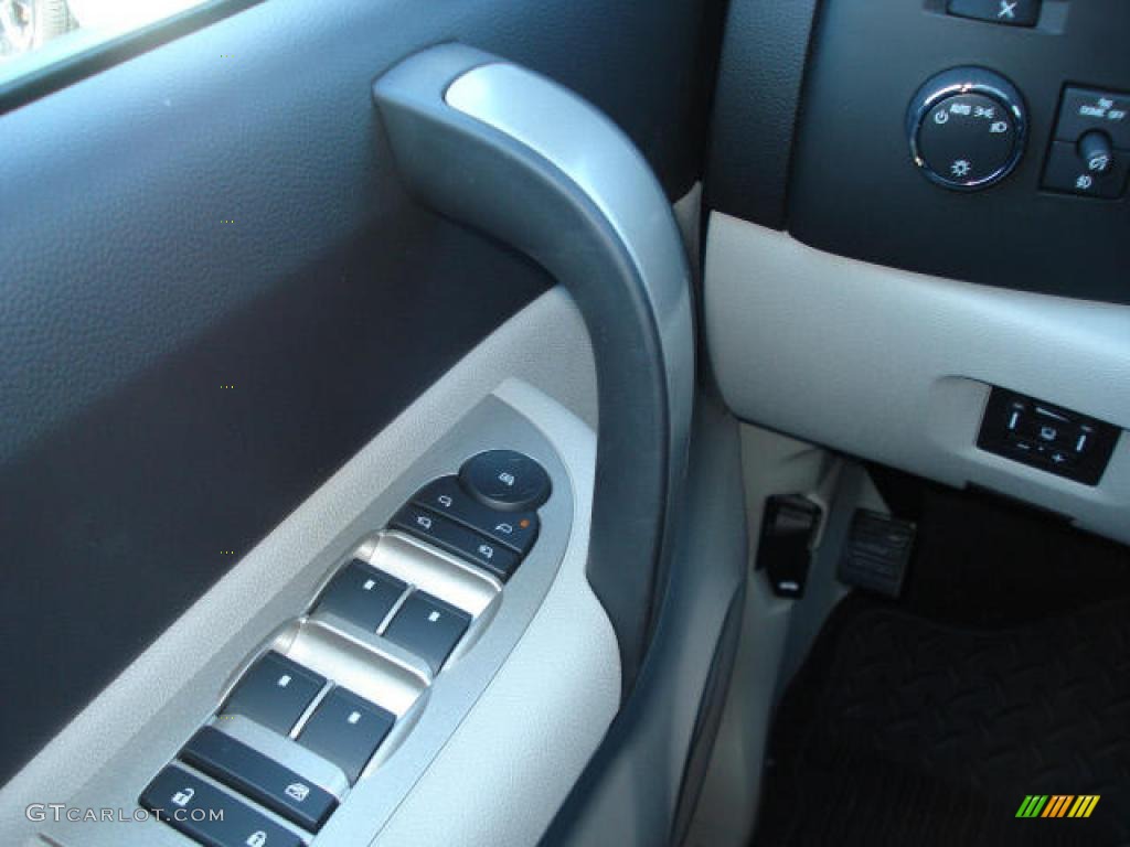 2009 Silverado 1500 LT Extended Cab 4x4 - Blue Granite Metallic / Light Titanium photo #9