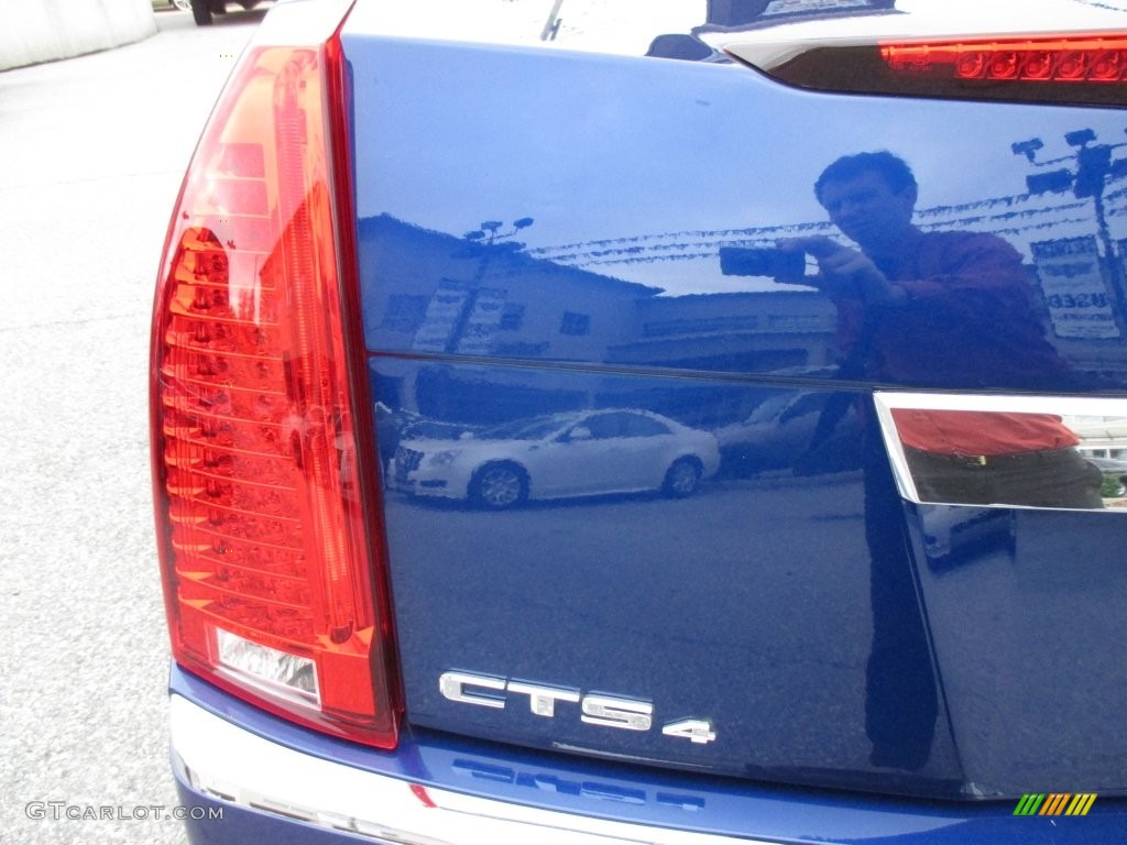 2012 CTS 4 3.0 AWD Sedan - Opulent Blue Metallic / Ebony/Ebony photo #35