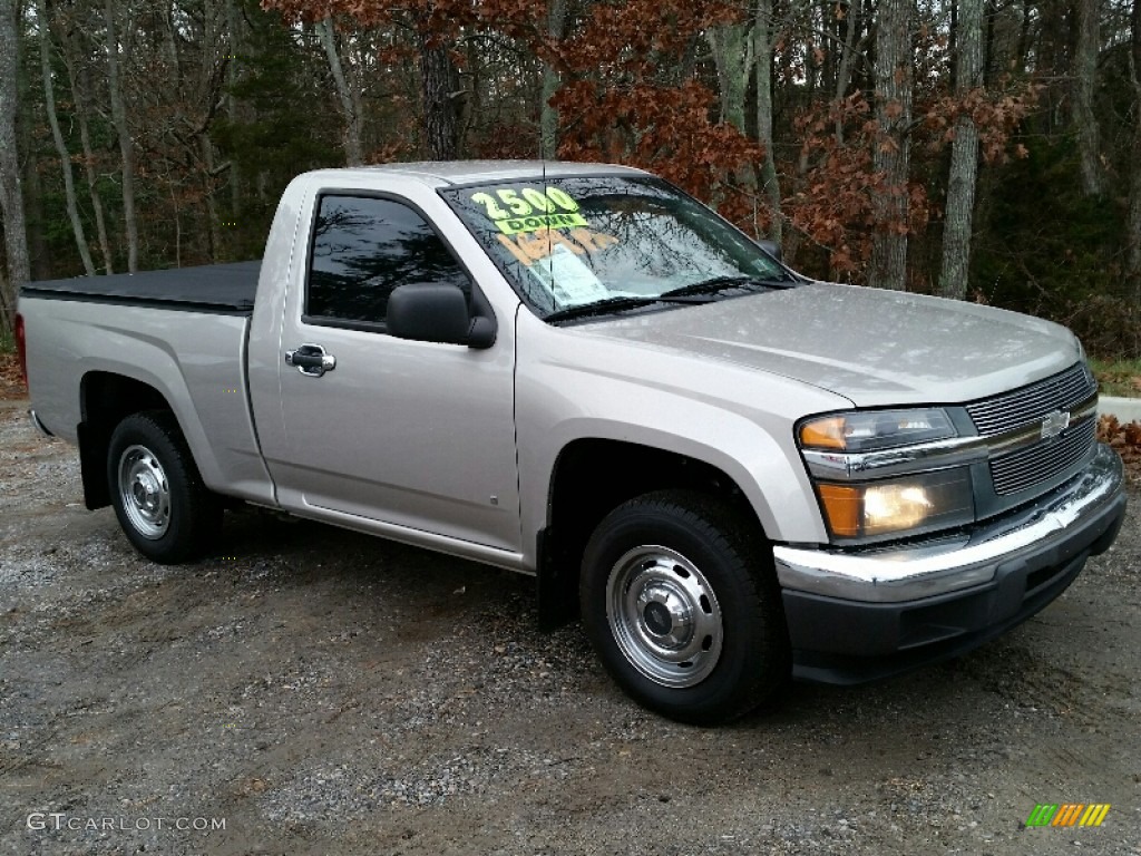 Silver Birch Metallic 2008 Chevrolet Colorado Work Truck Regular Cab Exterior Photo #109518585