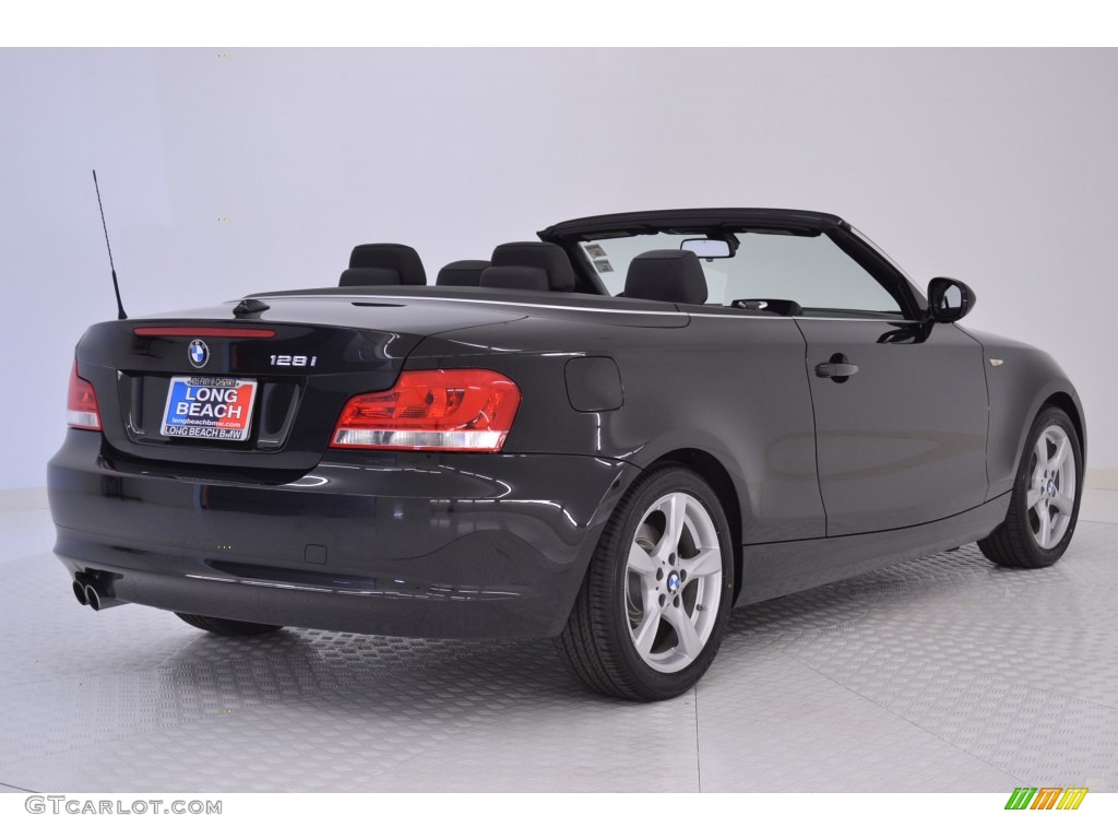 2013 1 Series 128i Convertible - Jet Black / Black photo #7