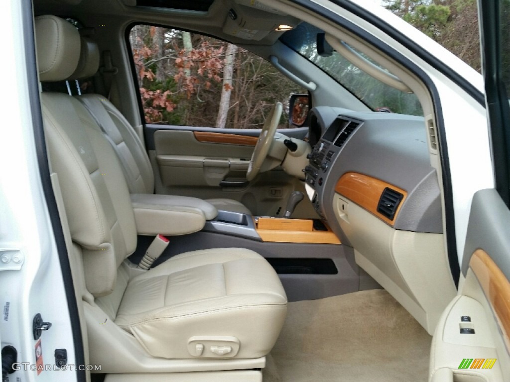 Wheat Interior 2009 Infiniti QX 56 4WD Photo #109519383