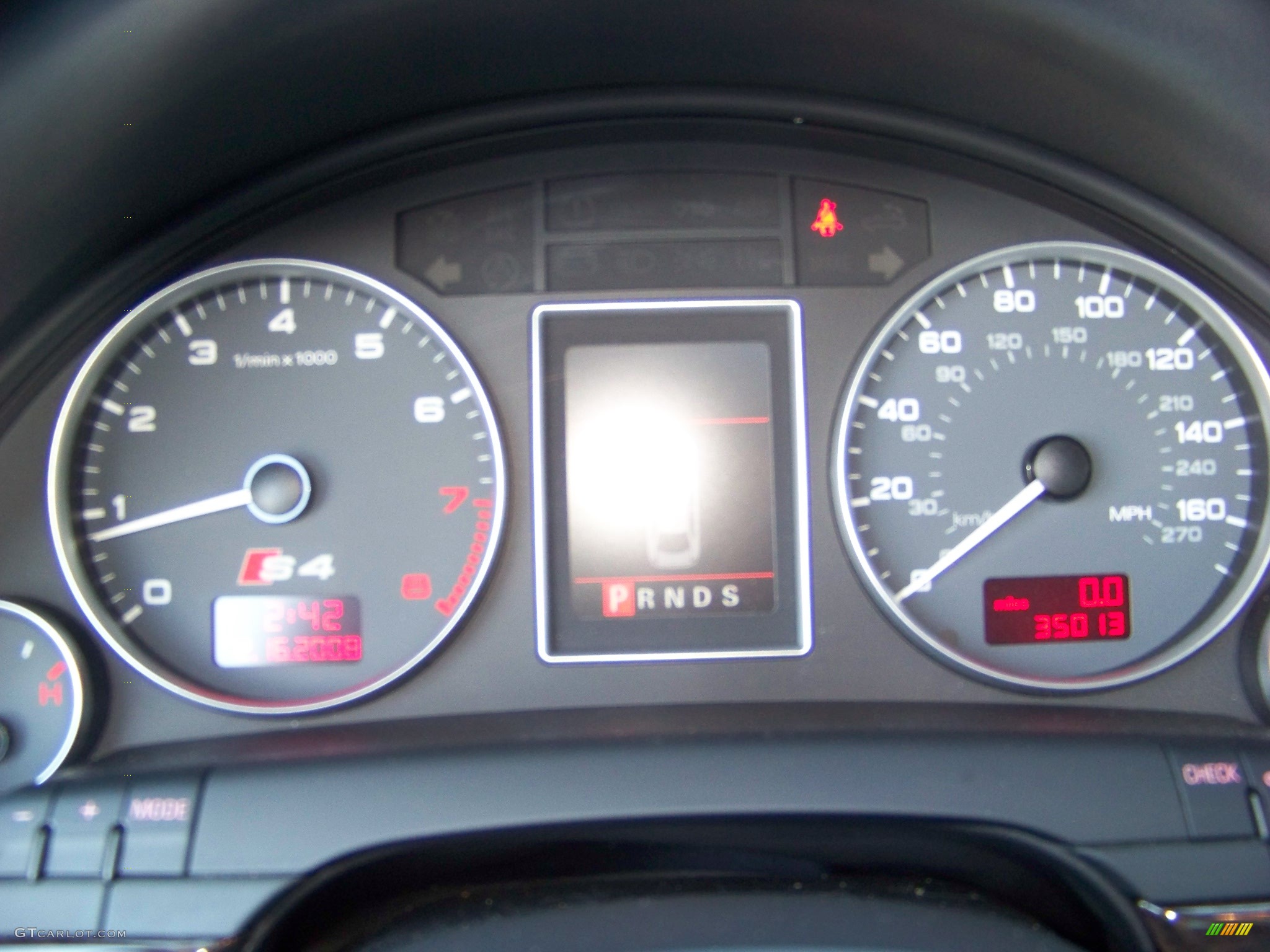2004 Audi S4 4.2 quattro Sedan Gauges Photo #109521