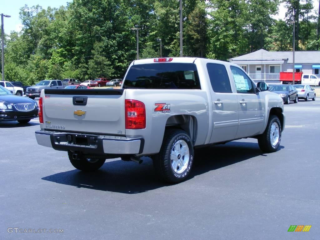 2009 Silverado 1500 LTZ Crew Cab 4x4 - Silver Birch Metallic / Ebony photo #5