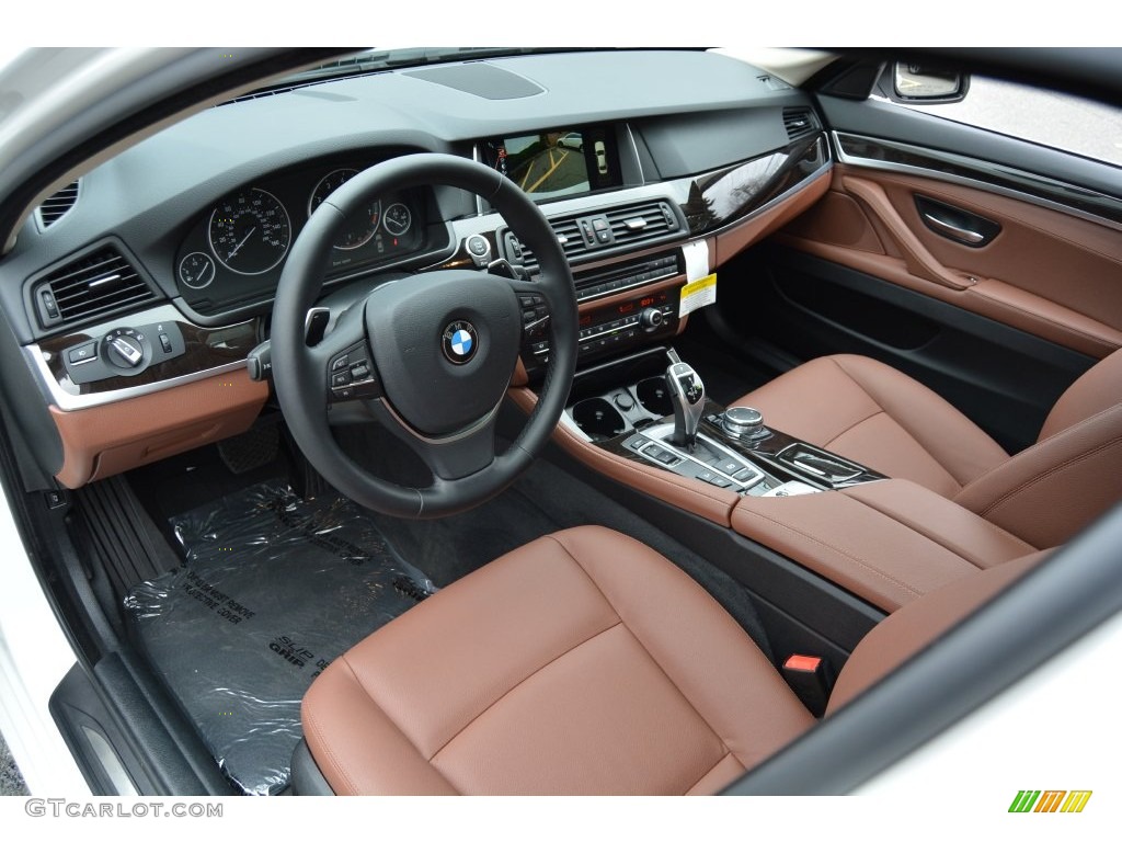 BMW Individual Amaro Brown Interior 2016 BMW 5 Series 535i xDrive Sedan Photo #109521957