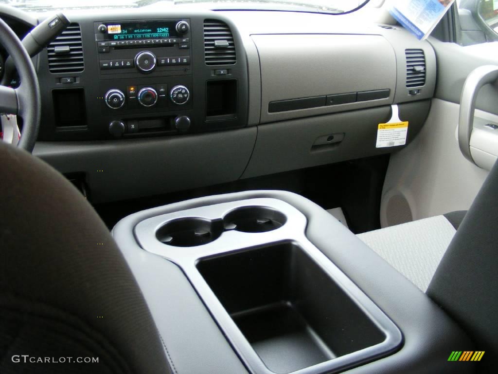 2009 Silverado 1500 LS Extended Cab 4x4 - Summit White / Dark Titanium photo #12