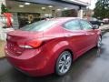 2014 Red Hyundai Elantra Limited Sedan  photo #2