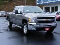 2009 Graystone Metallic Chevrolet Silverado 2500HD LTZ Crew Cab 4x4  photo #2