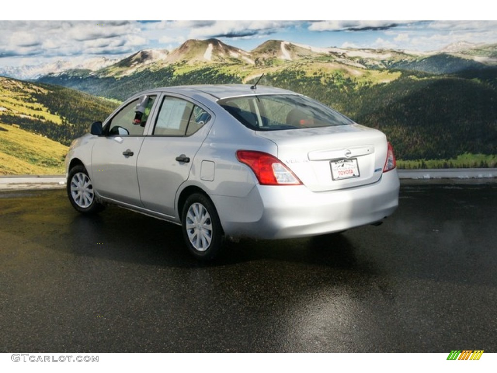 2014 Versa 1.6 S Sedan - Brilliant Silver / Charcoal photo #7