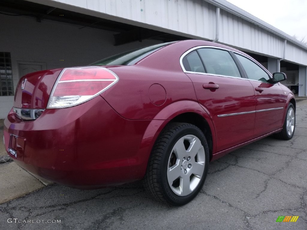 2007 Aura XE - Berry Red / Tan photo #3