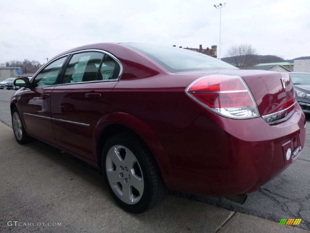 2007 Aura XE - Berry Red / Tan photo #5