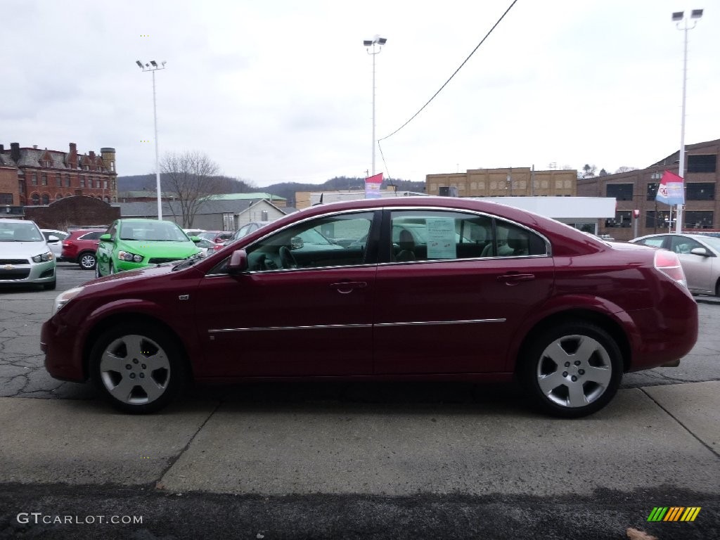 2007 Aura XE - Berry Red / Tan photo #6
