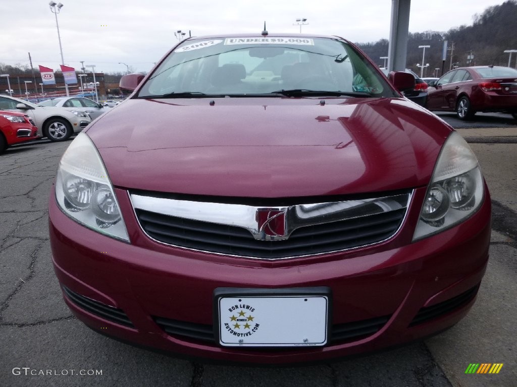2007 Aura XE - Berry Red / Tan photo #8