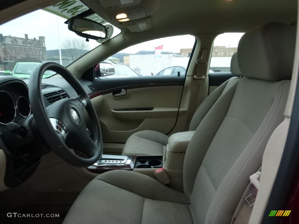 2007 Aura XE - Berry Red / Tan photo #11