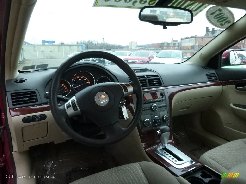 2007 Aura XE - Berry Red / Tan photo #13
