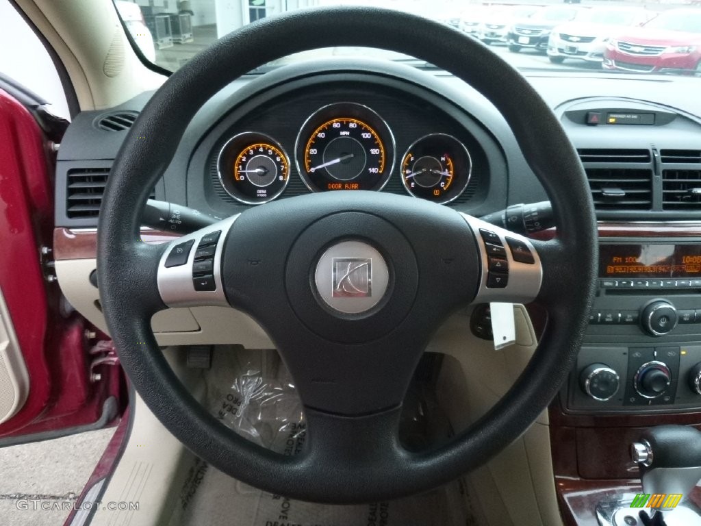 2007 Aura XE - Berry Red / Tan photo #17