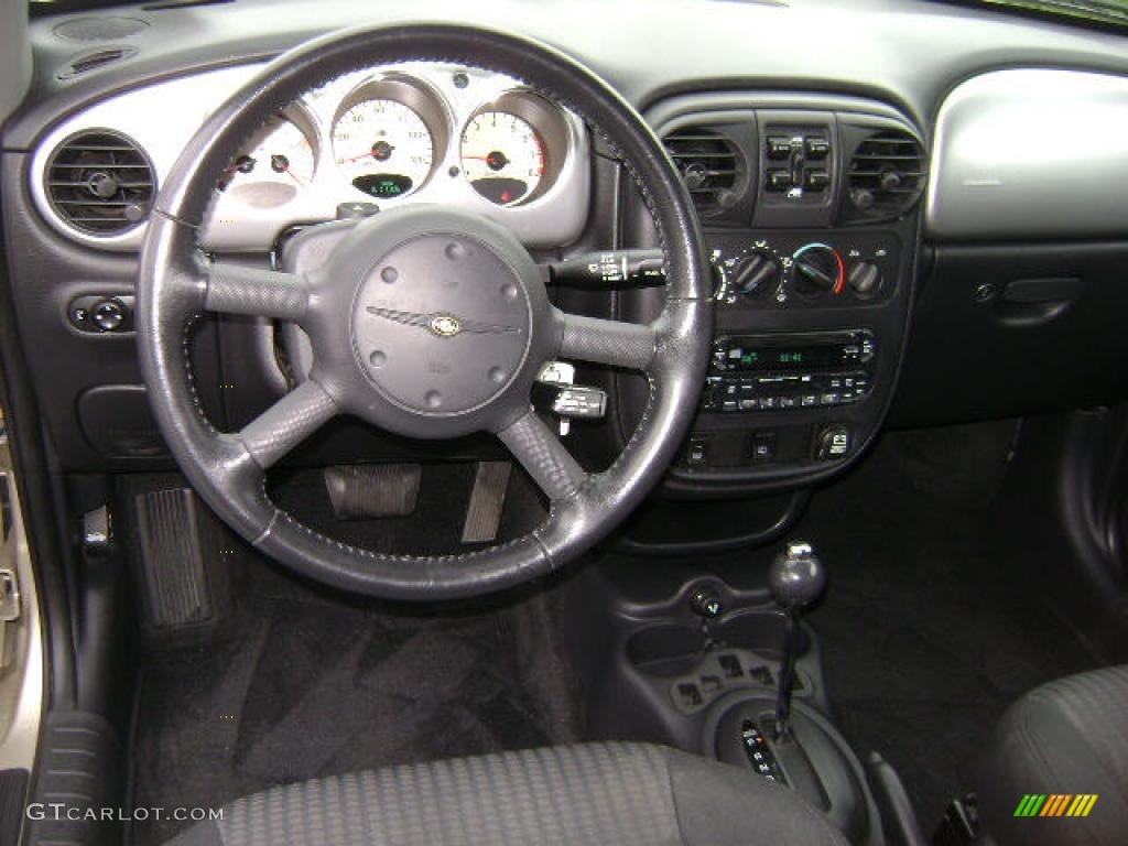 2005 PT Cruiser Limited - Linen Gold Metallic Pearl / Dark Slate Gray photo #7