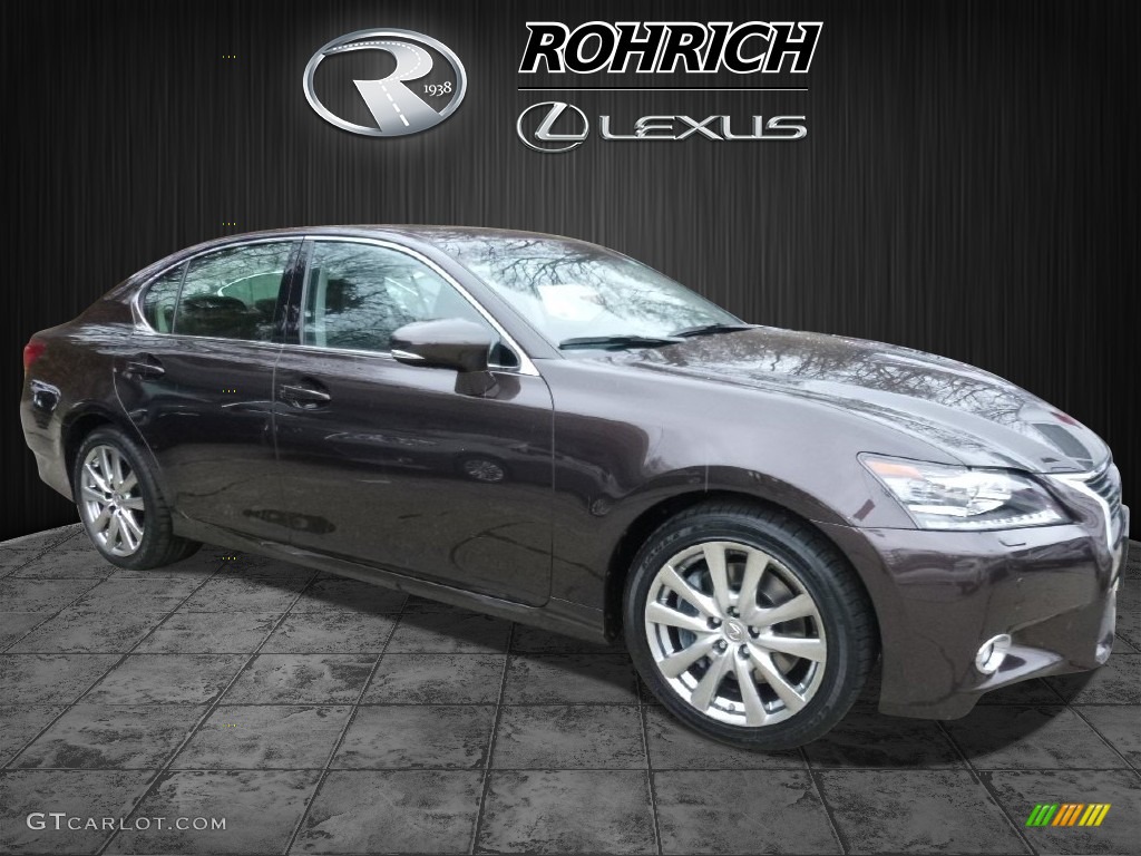 2013 GS 350 AWD - Fire Agate Pearl / Black photo #1
