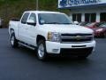 2009 Summit White Chevrolet Silverado 1500 LTZ Crew Cab 4x4  photo #2