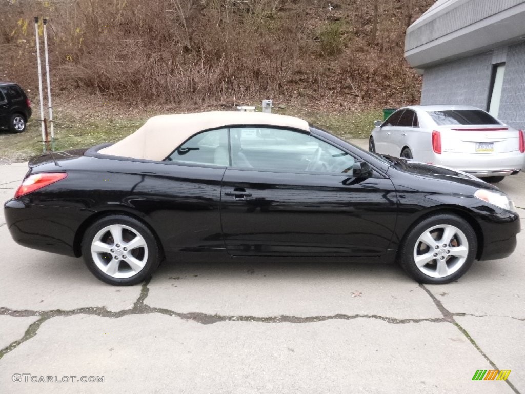 2006 Solara SLE V6 Convertible - Black / Ivory photo #2