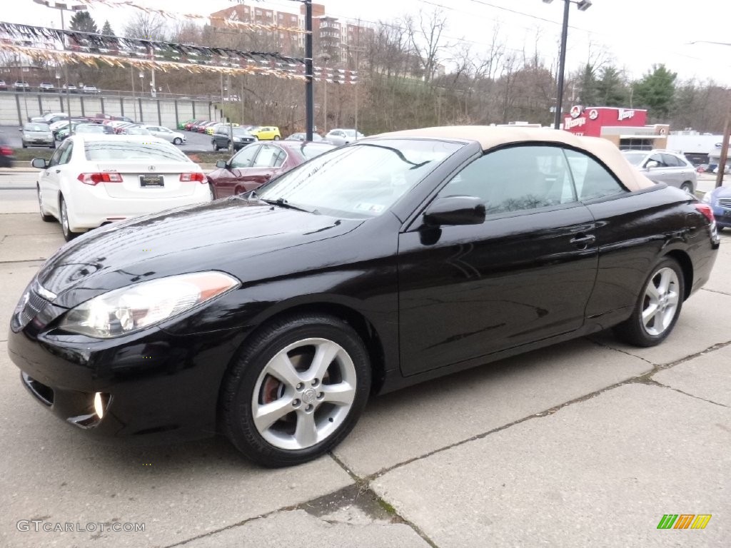 2006 Solara SLE V6 Convertible - Black / Ivory photo #3