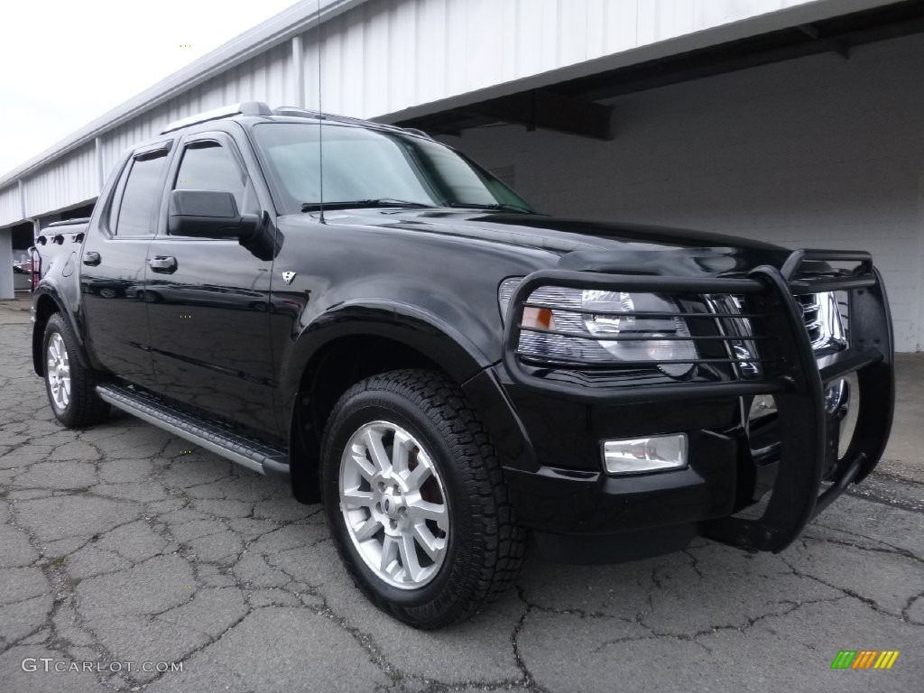 2008 Explorer Sport Trac Limited 4x4 - Black / Dark Charcoal photo #8