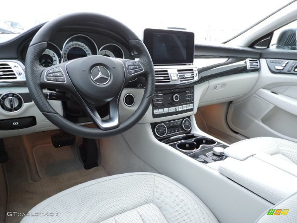 Porcelain Black Interior 2015 Mercedes Benz Cls 400 4matic