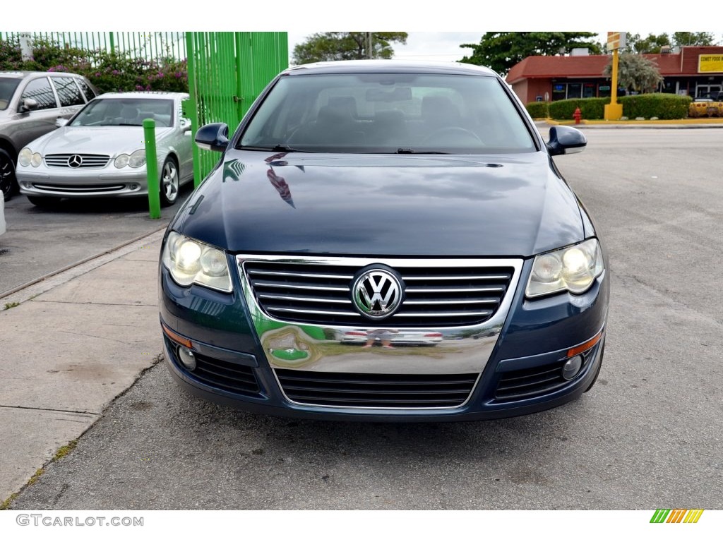 2007 Passat 2.0T Sedan - Blue Graphite Metallic / Black photo #2