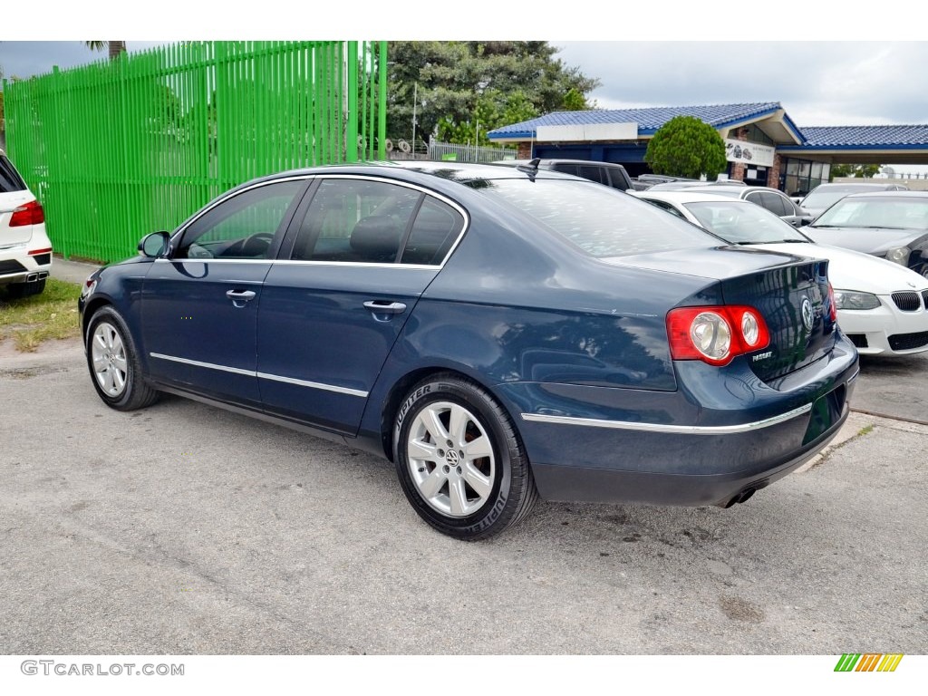 2007 Passat 2.0T Sedan - Blue Graphite Metallic / Black photo #8