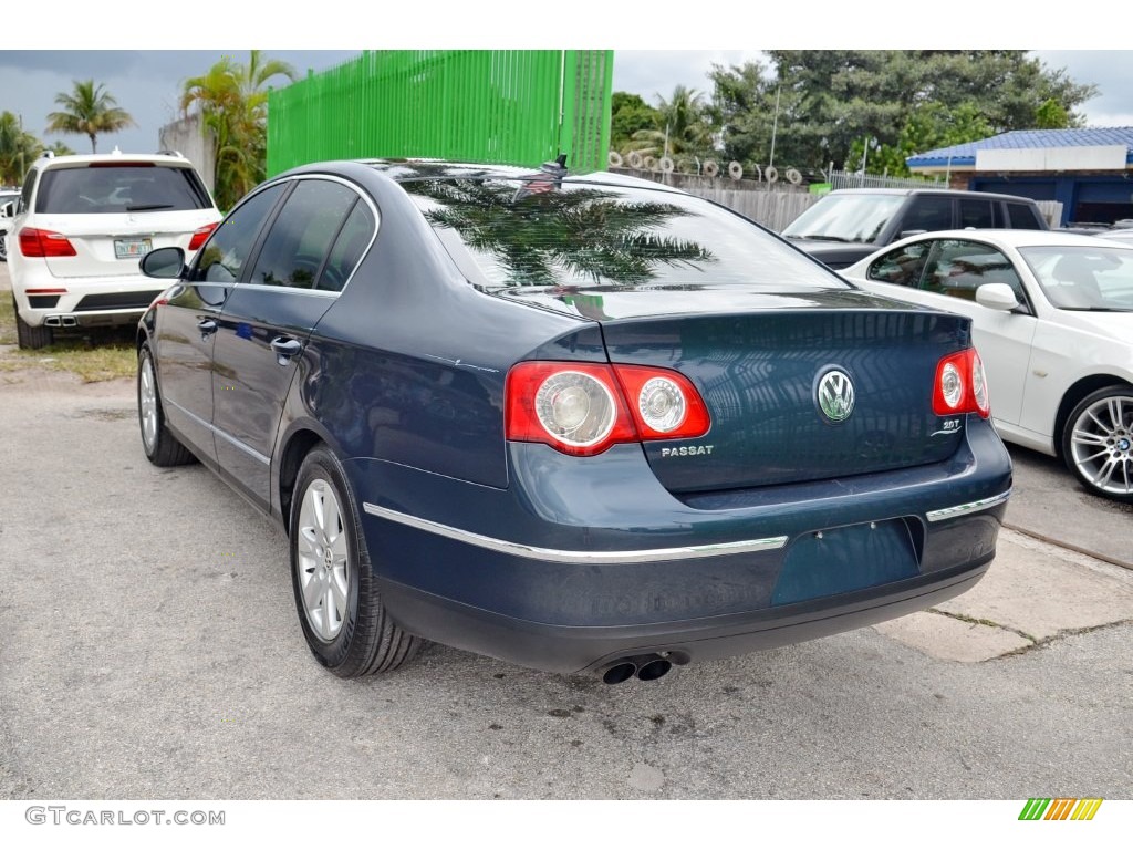 2007 Passat 2.0T Sedan - Blue Graphite Metallic / Black photo #9