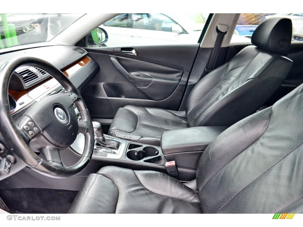 2007 Passat 2.0T Sedan - Blue Graphite Metallic / Black photo #14