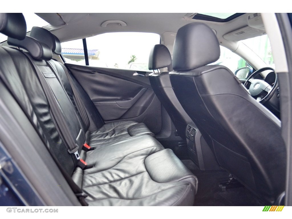 2007 Passat 2.0T Sedan - Blue Graphite Metallic / Black photo #47