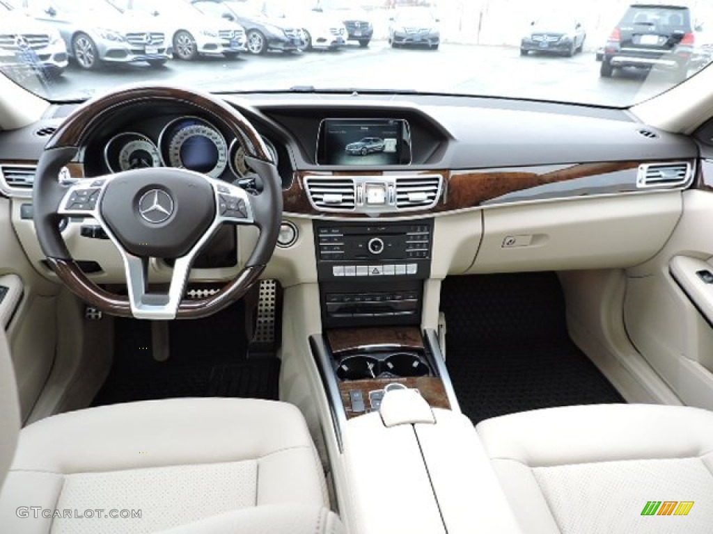 2016 E 350 4Matic Sedan - Polar White / Silk Beige/Espresso Brown photo #9