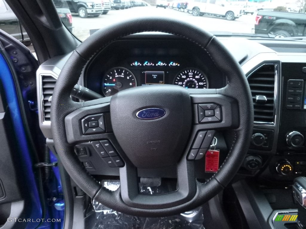 2016 F150 XLT SuperCrew 4x4 - Blue Flame / Black photo #17