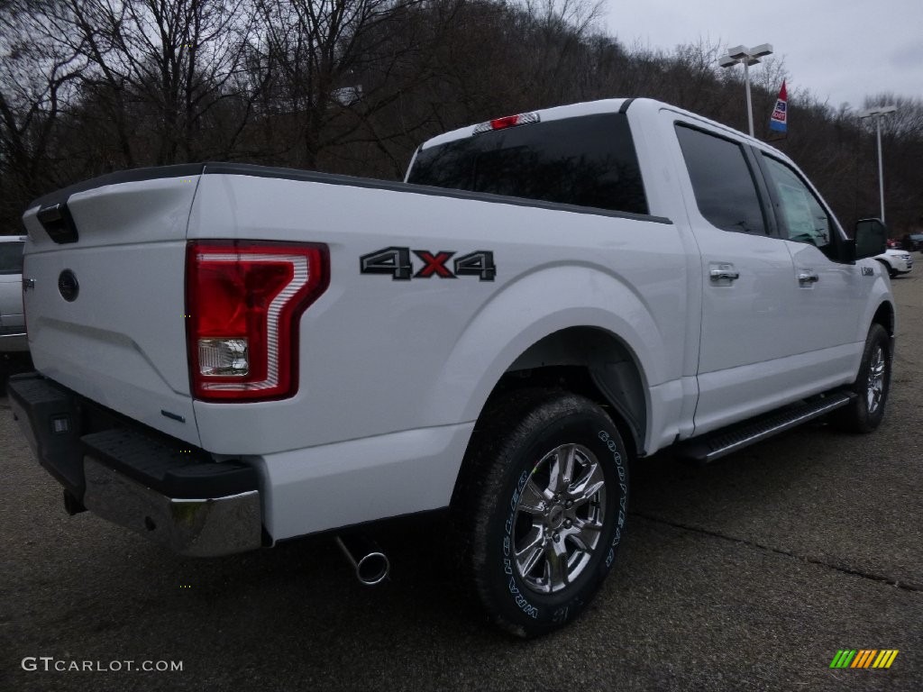 2016 F150 XLT SuperCrew 4x4 - White Platinum / Medium Earth Gray photo #2