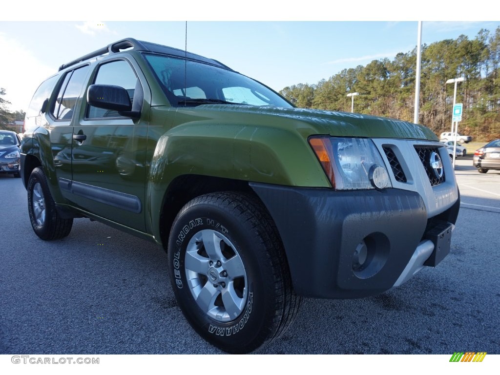 2011 Xterra S - Metallic Green / Gray photo #7