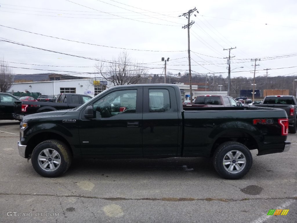 2016 F150 XL SuperCab 4x4 - Green Gem / Medium Earth Gray photo #7