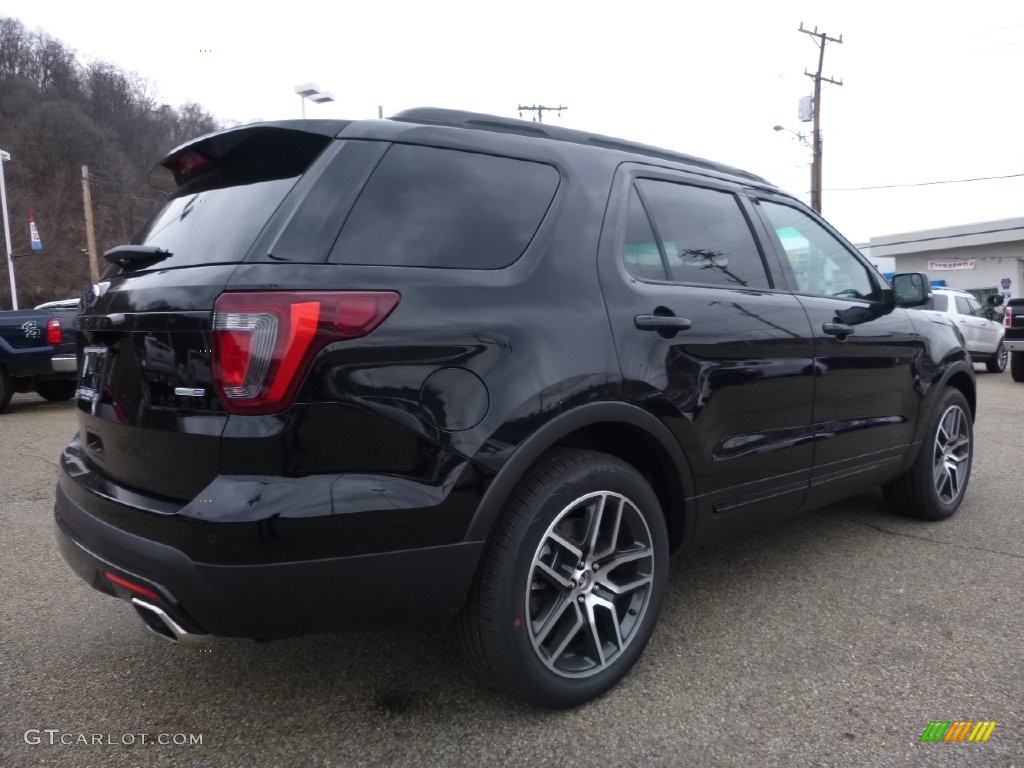 2016 Explorer Sport 4WD - Shadow Black / Ebony Black photo #2